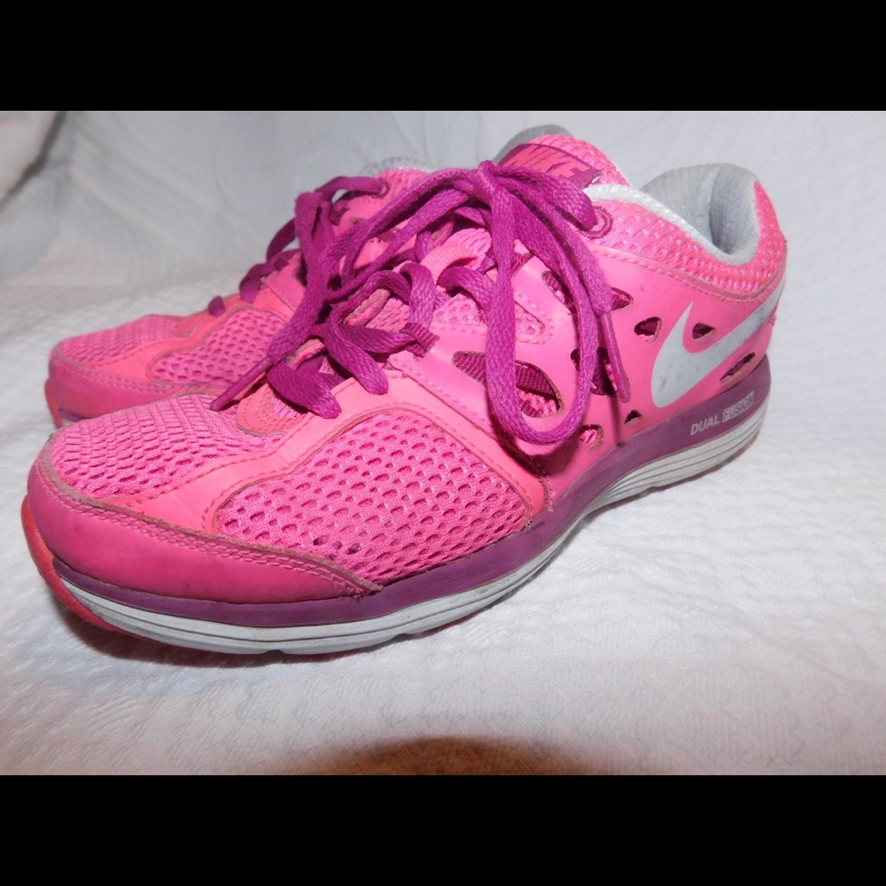 Bright Pink Nike Running Shoes